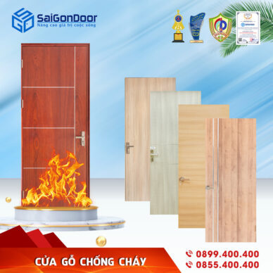 Cấu tạo cửa gỗ chống cháy chi tiết